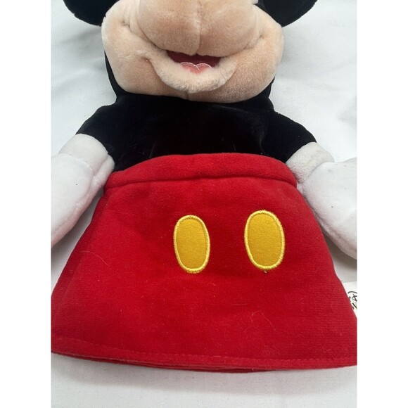 Vintage Walt Disney World Disneyland Plush Mickey Mouse Cover Puppet Stuffed Toy - Picture 11 of 16
